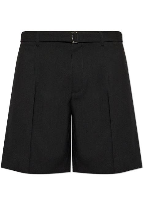 Shorts in lana vergine in nero Lanvin - donna