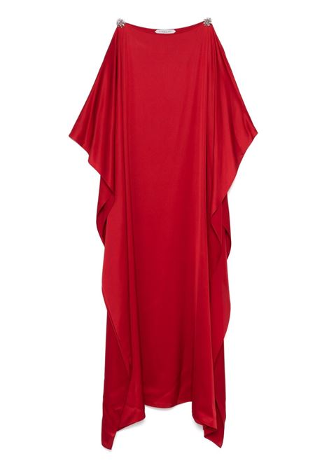 Red silk caftan dress Lanvin - women