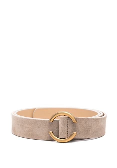 Grey suede belt Lardini - men LARDINI | CNCNT113CNA9020200