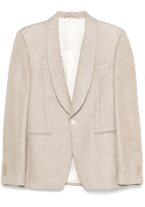 Gold-tone lurex blazer Lardini - men LARDINI | ES5809ER80ESE64316200AR