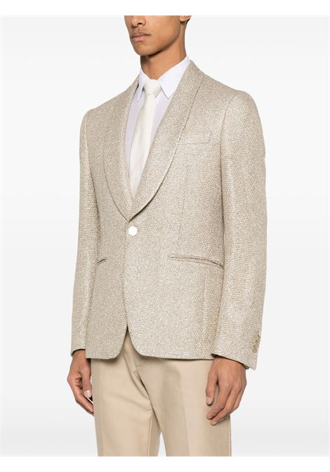 Gold-tone lurex blazer Lardini - men LARDINI | ES5809ER80ESE64316200AR