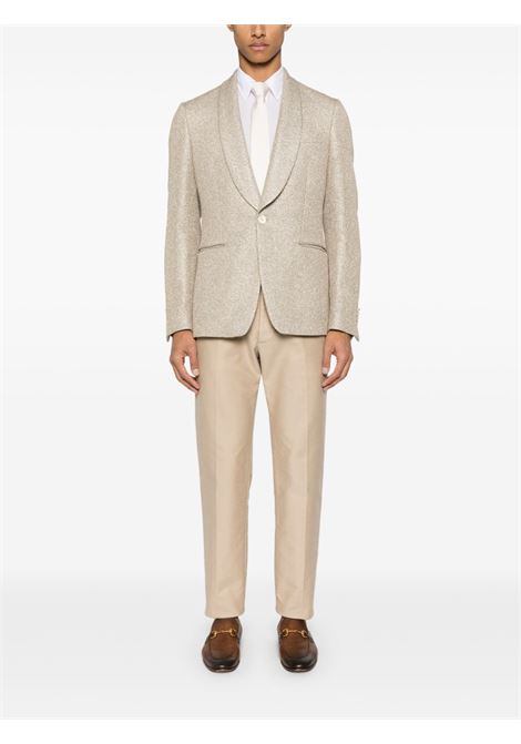 Gold-tone lurex blazer Lardini - men LARDINI | ES5809ER80ESE64316200AR