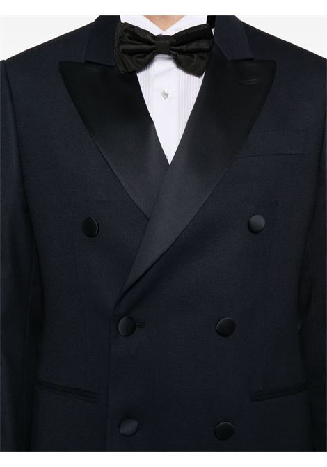 Navy blue double-breasted suit Lardini - men LARDINI | ES5920E1ESE64307850