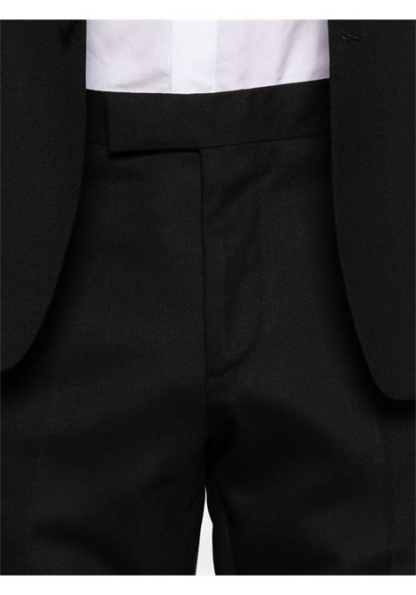 Black brooch-detail suit Lardini - men LARDINI | ES5922EIESE64307999