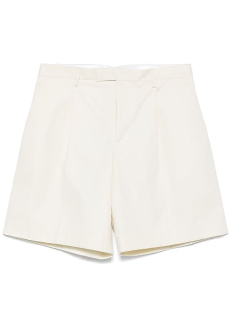 White pleat-detail shorts Lardini - men LARDINI | ESARAMISESSP64602100