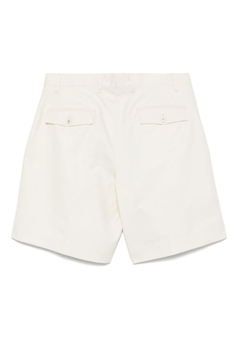 White pleat-detail shorts Lardini - men LARDINI | ESARAMISESSP64602100