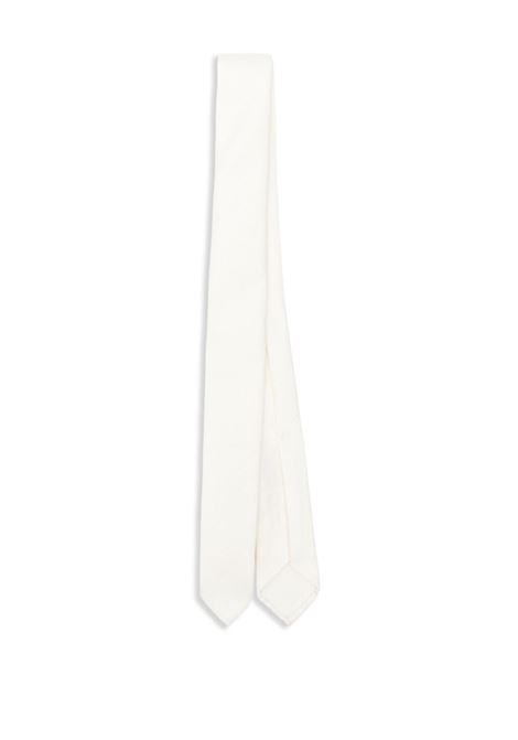 White silk tie Lardini - men LARDINI | ESCRB4ESE64318120