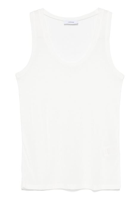 Top a coste in bianco Lardini- uomo LARDINI | ESLCSM06ES64056100