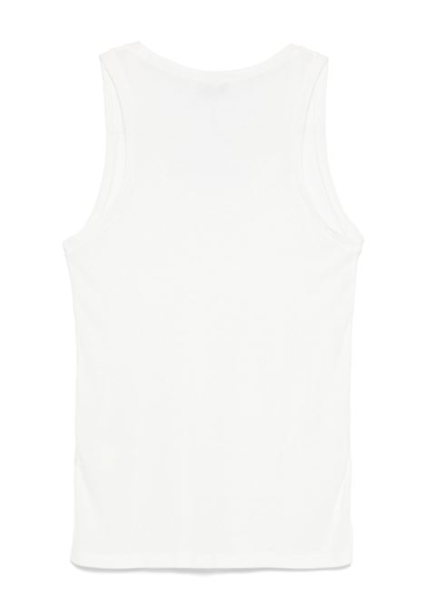 Top a coste in bianco Lardini- uomo LARDINI | ESLCSM06ES64056100