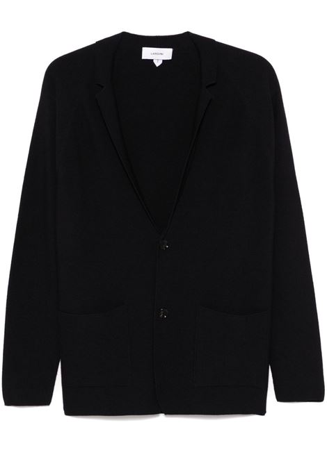 Black knitted blazer Lardini - men LARDINI | ESLJM89ES64030850