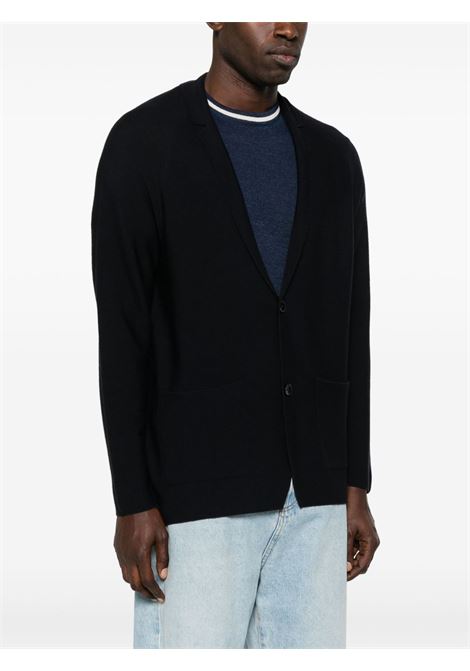 Black knitted blazer Lardini - men LARDINI | ESLJM89ES64030850