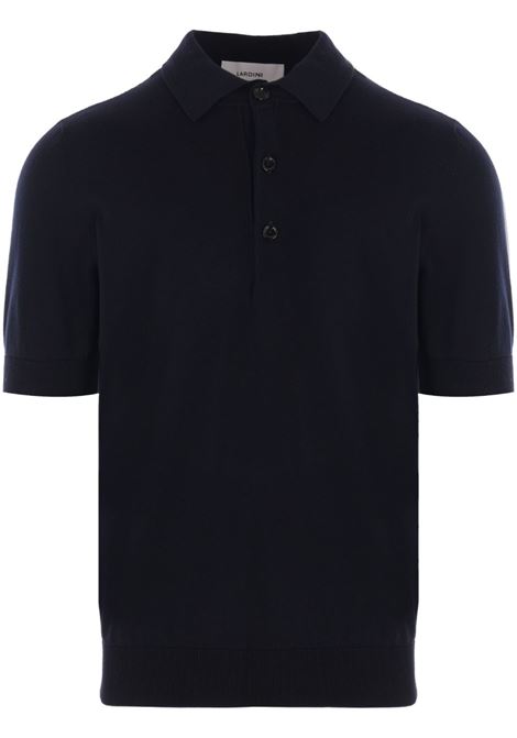 Polo a maniche corte in blu Lardini - uomo LARDINI | ESLPMC92ES64040850