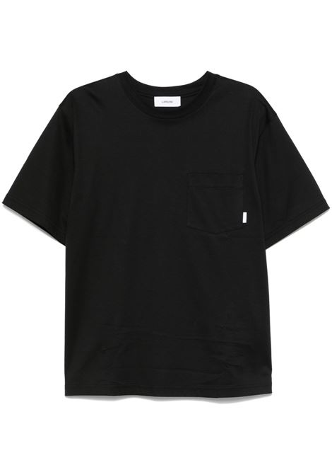 T-shirt in cotone in nero Lardini - uomo