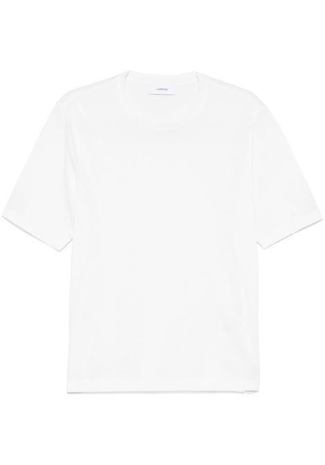 T-shirt girocollo in bianco Lardini - uomo LARDINI | ESLTMC58ES64051100