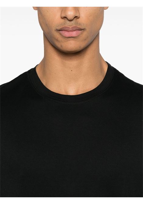 Black crew-neck T-shirt Lardini - men LARDINI | ESLTMC58ES64051999