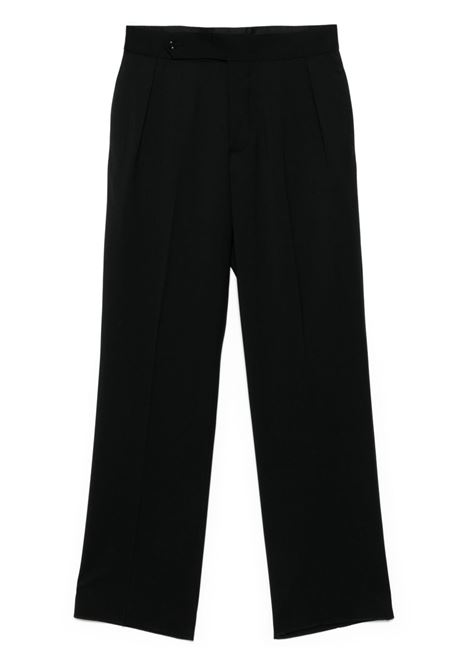 Black straight-leg trousers Lardini - men LARDINI | ESMAURICEESIF64414999