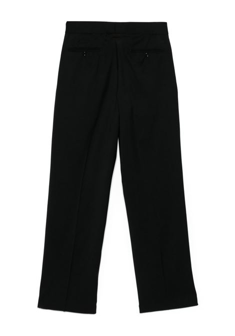 Black straight-leg trousers Lardini - men LARDINI | ESMAURICEESIF64414999