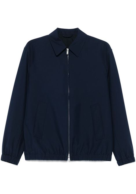 Navy blue classic-collar jacket Lardini - men