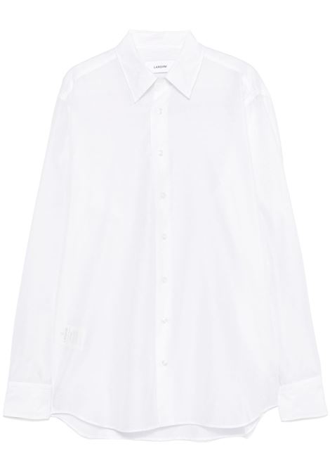 White organza shirt Lardini - men LARDINI | ESNAVIDESC1937100