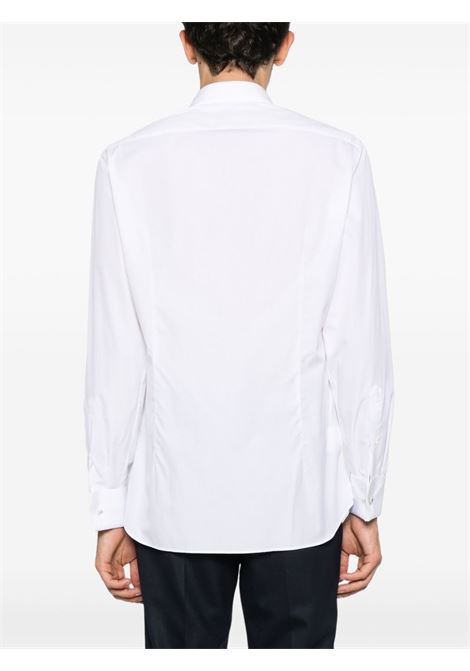 White pintuck-detail shirt Lardini - men LARDINI | ESQUINTOESC1900P105E