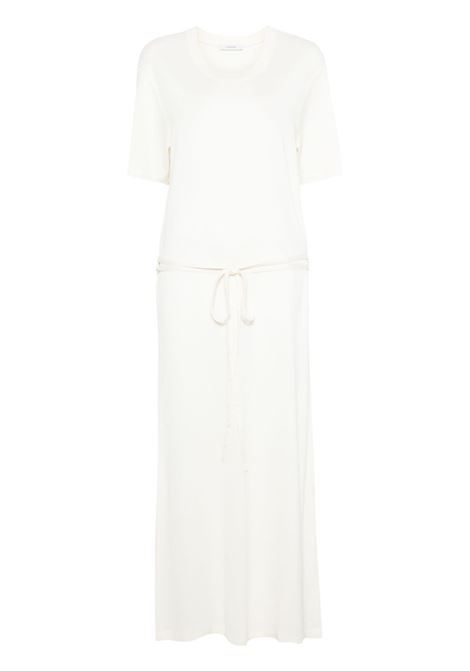 Light cream belted maxi dress Lemaire - women LEMAIRE | DR1045LJ1016WH048