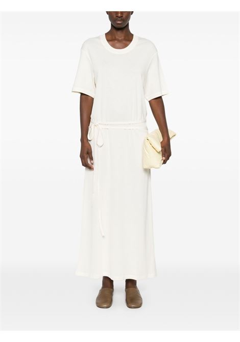 Light cream belted maxi dress Lemaire - women LEMAIRE | DR1045LJ1016WH048