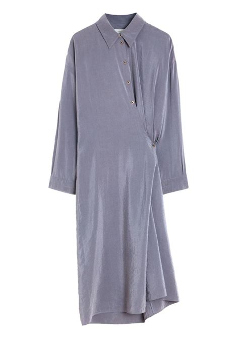 Grey wrap style dress Lemaire - women