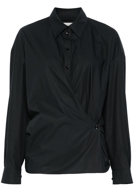 Camicia con colletto in nero Lemaire - donna