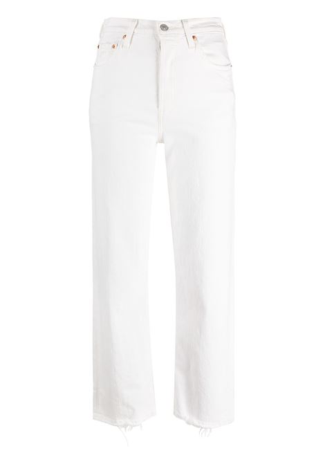 White high-rise straight-leg trousers Levi's - women LEVI'S | Jeans | 726930076