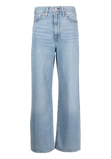 Light blue high-waisted wide-leg jeans Levi's - women