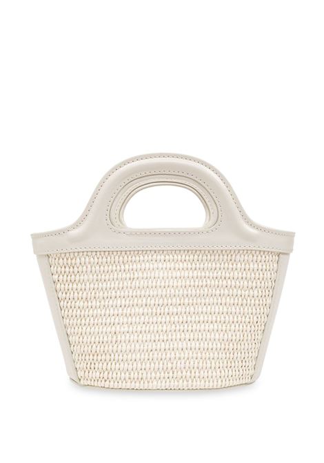 Borsa tote Tropicalia micro con ricamo in bianco Marni - donna MARNI | BMMP0067Q0P386000W12