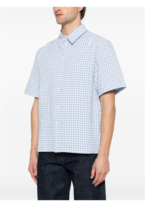 Camicia a quadretti in azzurro Marni - uomo MARNI | CUMU0331S0UTN929CHB21