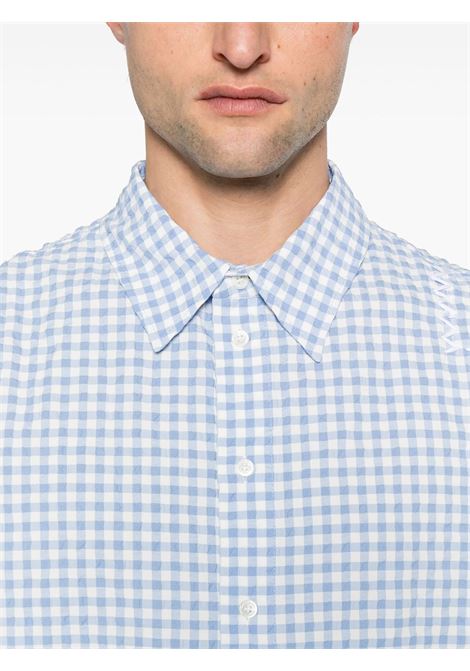 Camicia a quadretti in azzurro Marni - uomo MARNI | CUMU0331S0UTN929CHB21