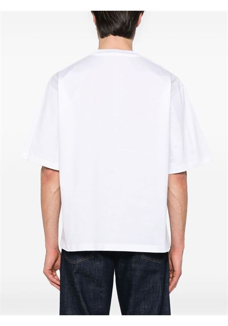 White logo-print T-shirt Marni - men MARNI | HUMU0223HPUSCX51SLW01