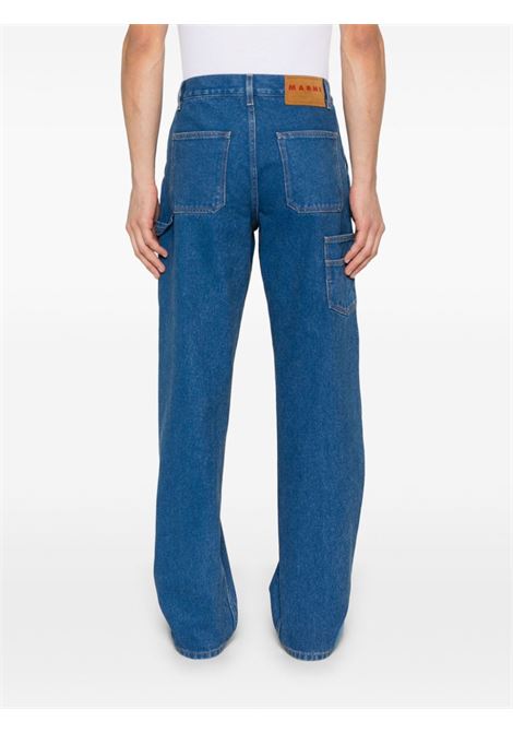 Jeans dritti in blu Marni - uomo MARNI | PUJU0102A0USCU83BDB60