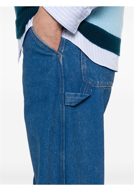 Jeans dritti in blu Marni - uomo MARNI | PUJU0102A0USCU83BDB60