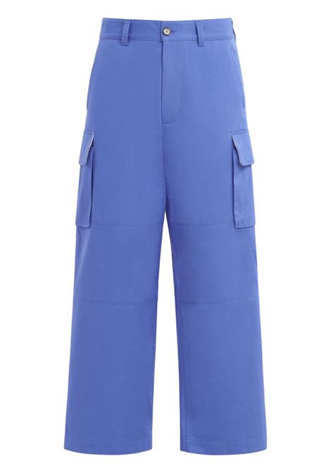 Pantaloni cargo con tasche in blu Marni - uomo MARNI | PUMU0169A1UTC31100B26