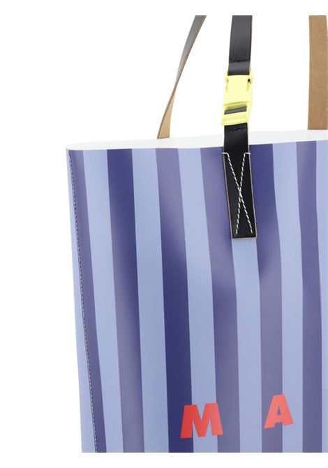 Blue striped hand bag Marni - men MARNI | SHMQ0037Q0P8210ZO886