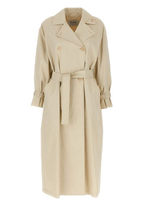 Beige Ronco trench coat Maxmara - women MAXMARA | Outerwear | 2511021123600001