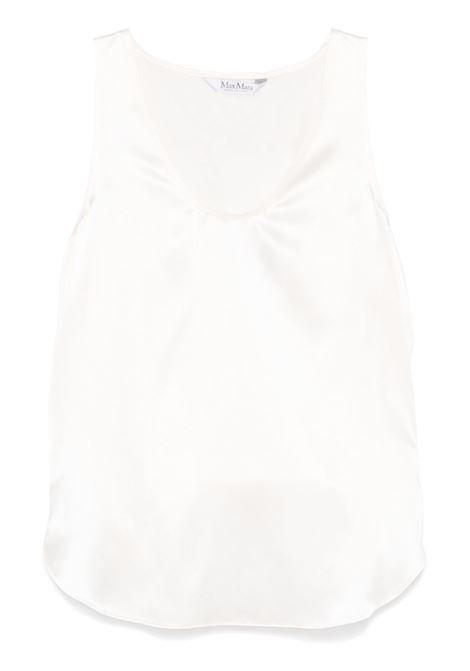 Top satinato filly in bianco Maxmara - donna