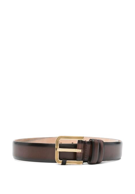 Brown mbelt leather buckle belt Maxmara - women