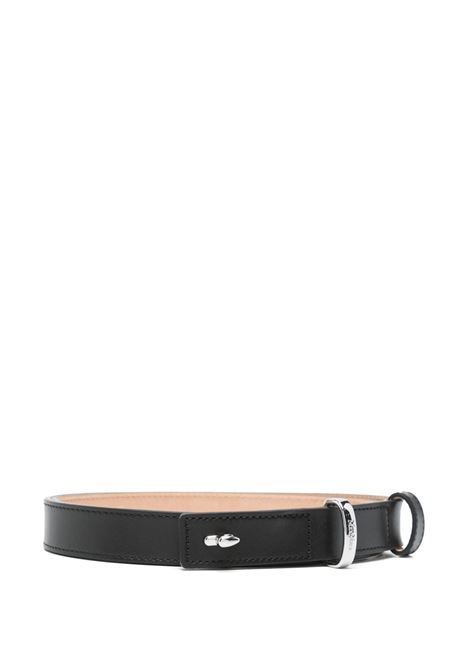 Black belt loop 25 leather belt Maxmara - women MAXMARA | Belts | 2514501052600004