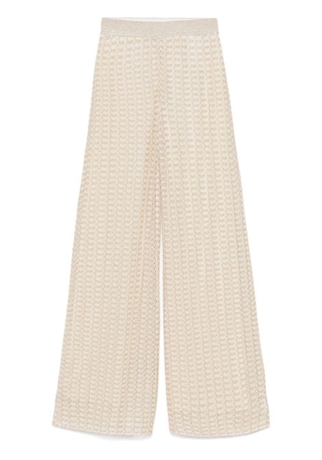 Pantaloni dritti in beige chiaro Missoni - donna MISSONI | DS25SI0MBR010RS10BC