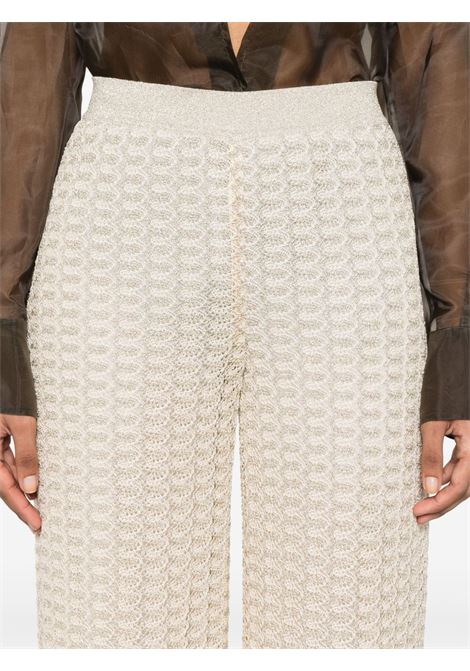 Pantaloni dritti in beige chiaro Missoni - donna MISSONI | DS25SI0MBR010RS10BC