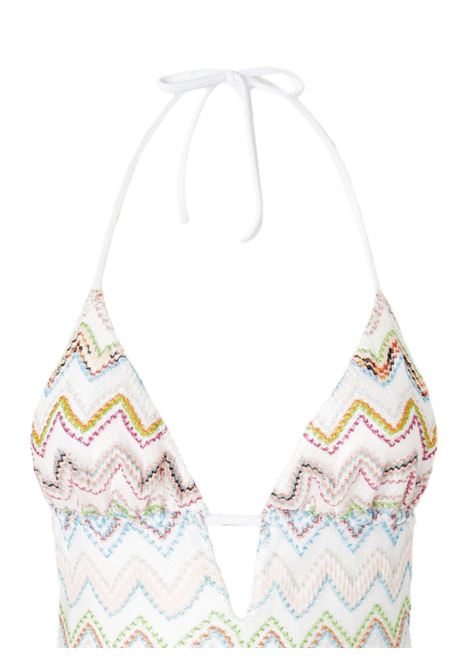 White zigzag-woven swimsuit Missoni - women MISSONI | MC24SP00BR0101SM9KZ