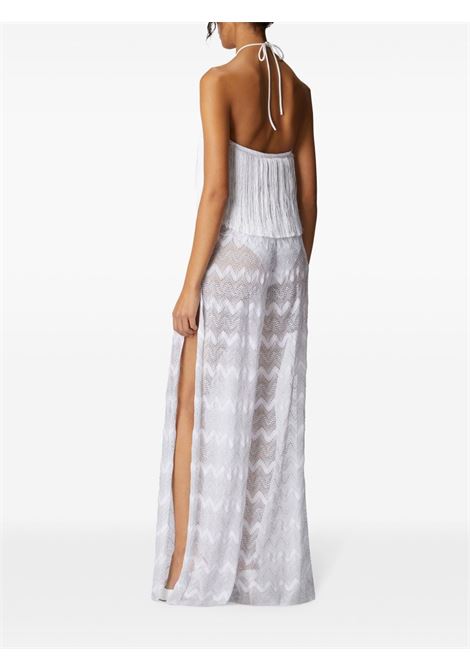 White zigzag lamè jumpsuit Missoni - women MISSONI | MS25SG00BR00ZXS01FJ