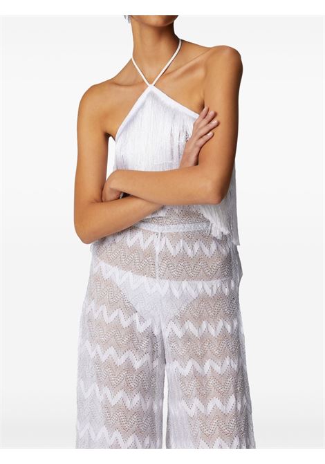 White zigzag lamè jumpsuit Missoni - women MISSONI | MS25SG00BR00ZXS01FJ