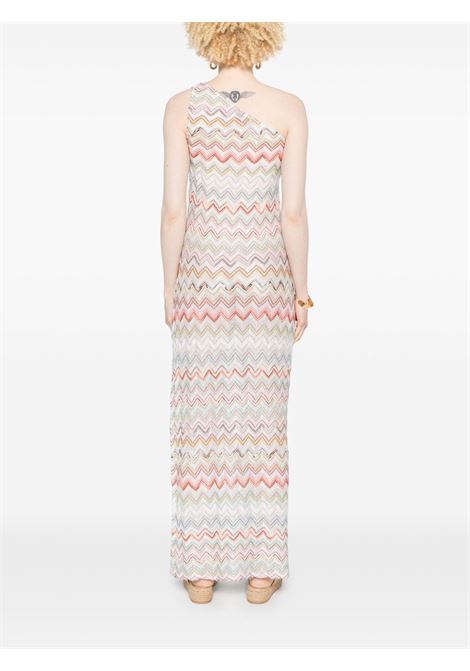 Abito lungo monospalla multicolore Missoni - donna MISSONI | MS25SQ0PBR0101SM9KZ