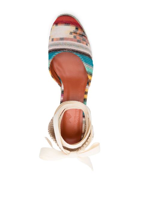 Multicolour  65mm knitted espadrilles Missoni - women MISSONI | MWB006083