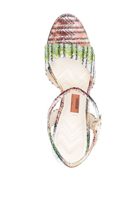 Sandali con paillettes 145mm in multicolore Missoni - donna MISSONI | MWF092080